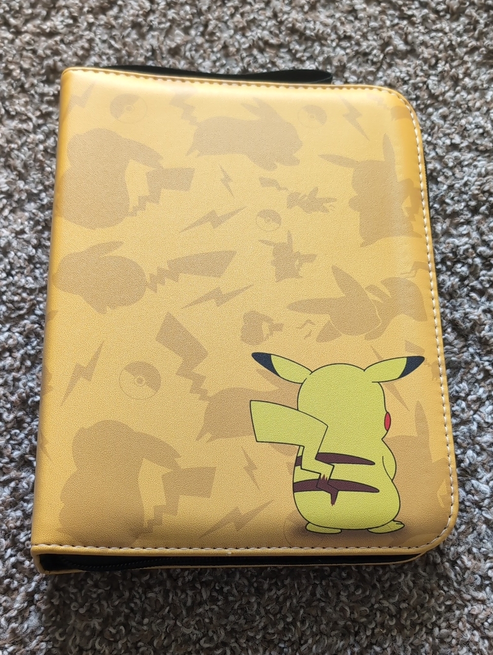 Pikachu Zippered Pokemon Card Binder